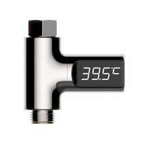 디지털 샤워 온도계 냉장고 열화상 체온계 비접촉 적외선 목욕 샤워기 집들이 욕실 LED, 2번
