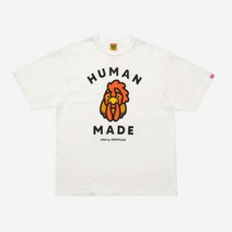 [정품] 휴먼 메이드 x 원 바이 펜폴즈 루스터 티셔츠 화이트 Human Made One By Penfolds Rooster T-Shirt White