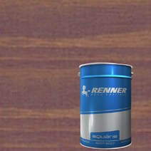 [마이페인트] 레너 우드 젤스테인 실내외겸용 - 편리한 젤 타입으로 초보자도 안전한 친환경제품, 25리터(150~175m2/2회도포기준), 08이탈리안 브라운월넛