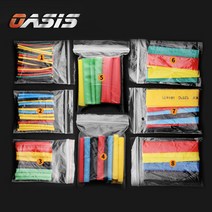 열수축튜브 164pcs 560psc 세트 전선연결 절연 슬리브튜브, B19:열수축튜브164pcs(opp비닐)