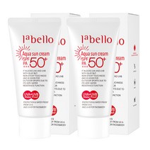 라벨로 아쿠아 선크림 50ml SPF50+ PA+++ 워터프루프 자외선차단 기능성, 2개