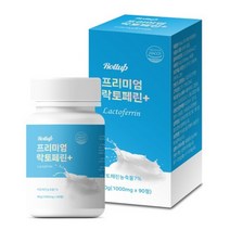 롤업 프리미엄 락토페린 플러스 뉴질랜드 락토페린 고농축물6300mg 자몽 모로오렌지 석류 유기농풋사과 저분자피쉬콜라겐 유기농아가베, 1000mg, 90정, 90개