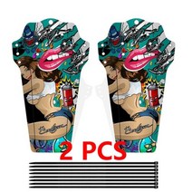 자전거흙받이 물받이 빗물받이 앞뒤세트 산악 로드 자전거 머드 가드 펜더 탄소 섬유 전면후면 휠 범용, XQ220 C 2PC