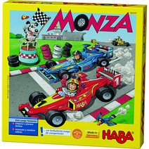 HABA Monza A 자동차 경주 초보자 보드 게임 장려 5세 및 독일에서 만들어진 Up, 상세페이지 참조