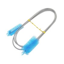 water filter pump lily pipe air tube hose stainless steel flexible hose brush water pump accessories, 푸른, 155cm