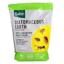 Safer Brand 51703 OMRI Listed Diatomaceous Earth - Ant Roach Bedbug Flea Silverfish Earwig Cr, 1