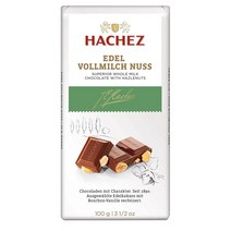 Hachez 하세스 에델 홀 밀크 너트 100g x4팩