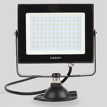번개표 led 투광기 투광등 써치등 공장등 야외등 조명, KM 슬림 투광기 30W 블랙_주광색(하얀불빛), 1개