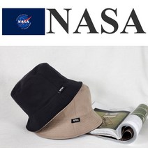 NASA-포인트버킷햇-미항공 나사 여름 공용 햇빛 차단 면 벙거지 버킷햇