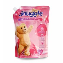 스너글섬유유연제리필1.5L 세제 세탁비누 세탁세제 가루세제 액체세제, 블루밍부케, ◎상품_블루밍부케◎
