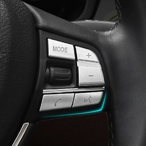 BMW 핸들 리모컨 컨트롤 버튼 실버 프레임 커버 몰딩 1 2 3 4 5 6 7 X 1 3 4 5 6, 01. 7핀