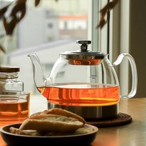 직화 스텐 유리포트 티주전자 인덕션주전자 1.2L