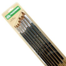 화홍 유화 아크릴붓 827F 세트 7종 미술붓 화방붓, 없음