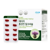 애터미 홍경천 밀크씨슬 600mgx120정(72g), 1개