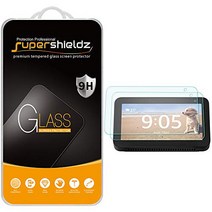 (2 Pack) Supershieldz for Echo Show 5 Tempered Glass Screen Protector Anti Scratch Bubble Free nul, 1, Bubble Free, Anti Scratch,(2