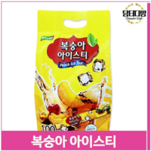 고려 가성비 복숭아 아이스티 100스틱 대용량 사무실 음료 (9379614), 기본