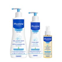 무스텔라 젠틀 클렌징 젤 500ml+이드라 베베 바디로션 300ML+베이비 오일 100ml, 단품없음