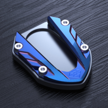 CBR125 전용사이드스탠드클립 미끄럼방지 논슬립디자인 알루미늄소재, 버닝블루