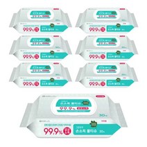 그린핑거 손소독 물티슈 오리지널 30매 7팩