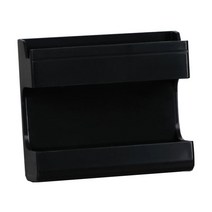 벽걸이 수납함 리모컨 에어컨 보관 케이스 휴대폰 플러그 홀더 스탠드 컨테이너 랙 1PC, [16] E black, 16 E black