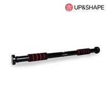 soooooo몰_업앤쉐이프 나사형 문틀철봉 문틀 운동 헬스 홈트 팔운동 팔근력 가정용_더수sSHOP, 옵션-항목선택_블랙 레드