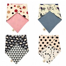 국내산 양면스카프 순면 코튼 턱받이 스카프빕 유아동H/N: TDHDEAL25 +H7