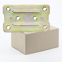연결철물 평철특대 72x43mm 천연색100개세트