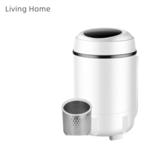 Living Home 리빙홈 미니세탁기 4kg 가정용 속옷 양말 10분 세탁 즉시설치, 화이트