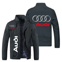 바이크 오토바이 라이딩 자켓 2022 새로운 남성용 재킷 아우디 자동차 로고 프린트 재킷 패션 여성용 윈드 브레이커 모터크로스 바이커 재킷 의류 코트