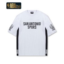 트레이닝반팔티티셔츠 NBASTYLE 운동 트렌드 스퍼대 남성 같은스타일 커플 와이드 루즈핏 플라워 프린팅 1924579299
