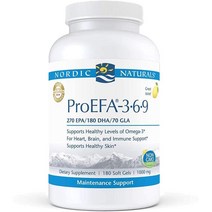 노르딕내추럴스 프로EFA 369 피쉬오일 보라지오일 감마리놀렌산 180정 Nordic Naturals ProEFA 369, 1개