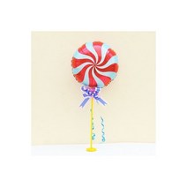 화동풍선 Cartoon candy balloon lollipop shape table floating column children birthday party layout pendu, 1
