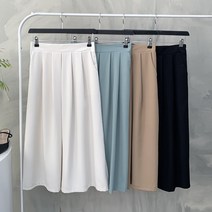 행복여[신상무배]플리츠 주름 핀턱 포켓 뒷밴딩 플레어 스커트