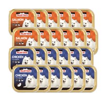 파미데이즈 강아지캔 연어x12+소고기x12 애견습식사료 강아지간식, 단품, 단품