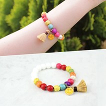 JStrading 원석팔찌만들기 GS 재료세트 35종 DIY, GS-27 해피 스마일, 1개