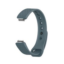 저스트투 Fitbit 인스파이어/인스파이어 HR 활동 추적기/ace2 용 3D 실리콘 손목 밴드 스트랩 스마트워치 교체용 시계, [02] S, [02] Rock blue
