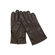 [크로다] 외봉 가죽 장갑 가죽 양가죽 선물 남성 KURODA 큰 사이즈 (브라운)