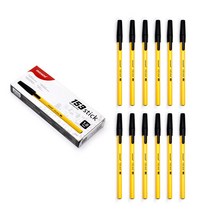 모나미 153 스틱 볼펜 12p세트 1.0mm 사무용 검정펜 홍보 인쇄 판촉 검정색 까만색 펜 문구