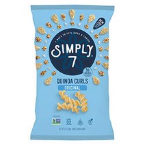 Simply 7 Quinoa Curls Original 3.5oz (Pack of 12) Packaging May Vary, 1