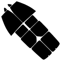 현대 스타리아 측면 썬팅필름, 스타리아 미닫이 (21-현재), RTF-4S 25 (연함)