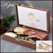 H.jin 정년퇴직 퇴임기념품 뉴비단 쌍학티타늄수저세트 관공서 공공기관 창립기념일 직원 바이어선물추천