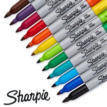 샤피 유성펜 Fine 낱색 / 12가지 컬러 / 네임펜 / 다용도 펜 / 사인용, Blue