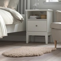 이케아 러그 스빈딩에 장모 베이지 55x85cm 카페트 발판 거실 안방 인테리어