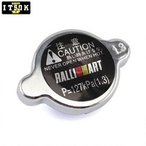 자동차 주유구 연료캡 Ralliart 라디에이터 캡 JDM 고압 레이싱 카 워터 탱크 커버 1.3 Bar 미쓰비시 Evo Diamante Outlander 용 소형 빅 사이즈, Big