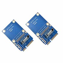 Comimark 2Pcs mSATA 미니 PCI-e SATA SSD 슬롯 7핀 SATA HDD 변환 카드 어댑터