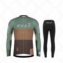 승마복 승마MAAP-봄 가을 사이클링 저지 세트 남성 긴 소매 의류 MTB 자전거 셔츠 유니폼 maillot, 12 12_05 XL