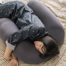 쫀득 푹신 숙면 바디필로우 편안한 잠 잘 오는 오래 빨아 쓰는 뚱뚱 푹신 말랑 U자 대형 긴 큰 마약 배게 그레이 아이보리 다용도 가벼운 온몸 꿀잠 휴식 낮잠 원통 목 편한 노인, 3개