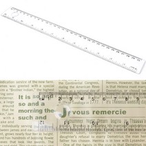 돋보기 기능 투명 30cm 플라스틱 자 제도용품 눈금자 자취용품 사무용품점