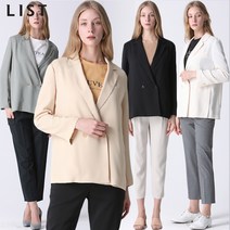리스트 리스트 솔리드 더블 원버튼 재킷