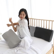 수면도감 메모리폼베개 경추베개 숙면 경추베개, 그레이